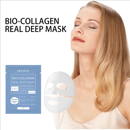 Collagen Face Mask Plump Fine Lines Revitalize Dull Skin Minimize Pores Restore skin Elasticity Hydrate Smooth Skin Facial Mask
