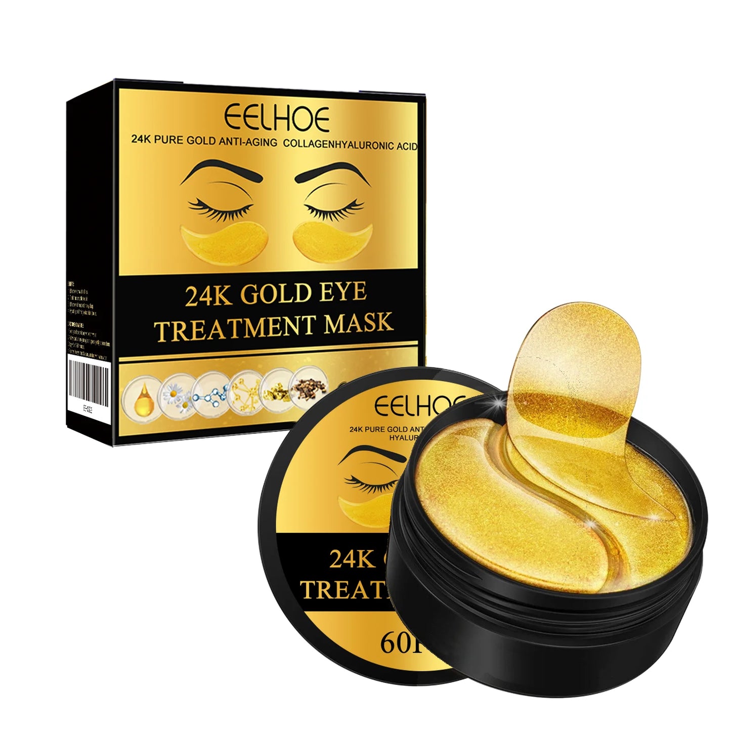 EELHOE Eye Treatment Mask Eye Mask Patch Gently Moisturizes and Nourishes Tender and Smooth Skin Around The Eyes Soft Hydrating
