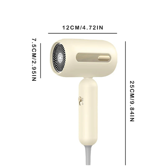 Portable Hair Dryer Hot Cold Wind Hair Care Quick Dry Professional Hairdryer Negative Lonic 1900W 3th Gear Household Blow Dryer
