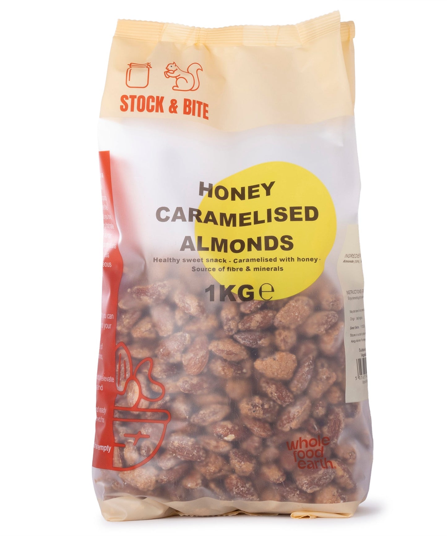 Honey Caramelised Almonds - Stock & Bite - 1kg