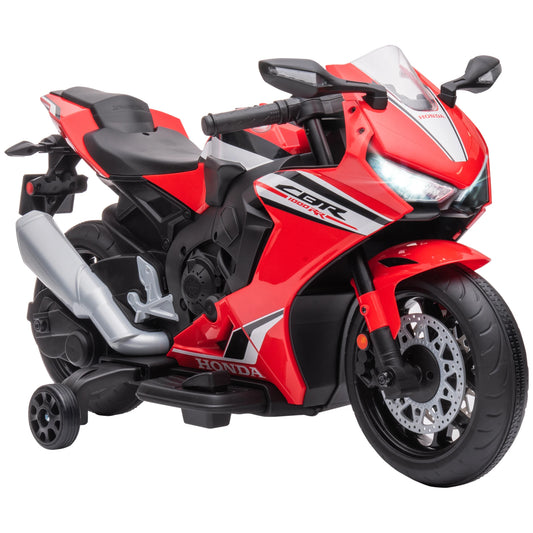HOMCOM Honda Licensed 6V Kids Electric Motorbike Ride On Car for 3-5 Years