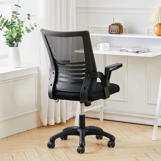 Office Desk Mesh Swivel Chair Computer Ergonomic Chair,60cm W x 45cm D x 91-101cm H