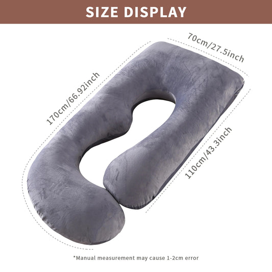 Pregnancy Pillows for Sleeping, G Shaped Full Body Maternity Pillow with Removable Cover - Support for Belly for Pregnant Women