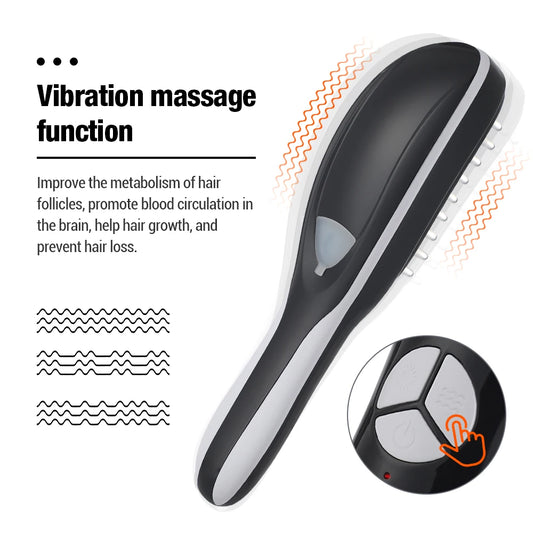 Electric Massage Comb Spray Anti-hair Loss Meridian Head Massager Light Therapy Hair Comb Color Hair Massage Beauty Hair Care