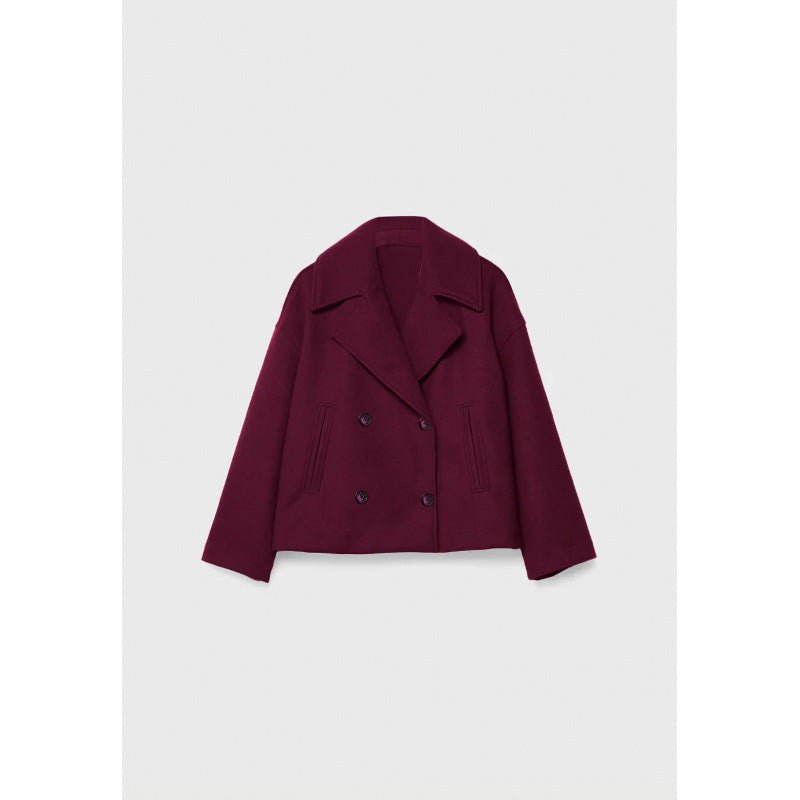 Ins Double-Breasted Lapel Blazer Jacket