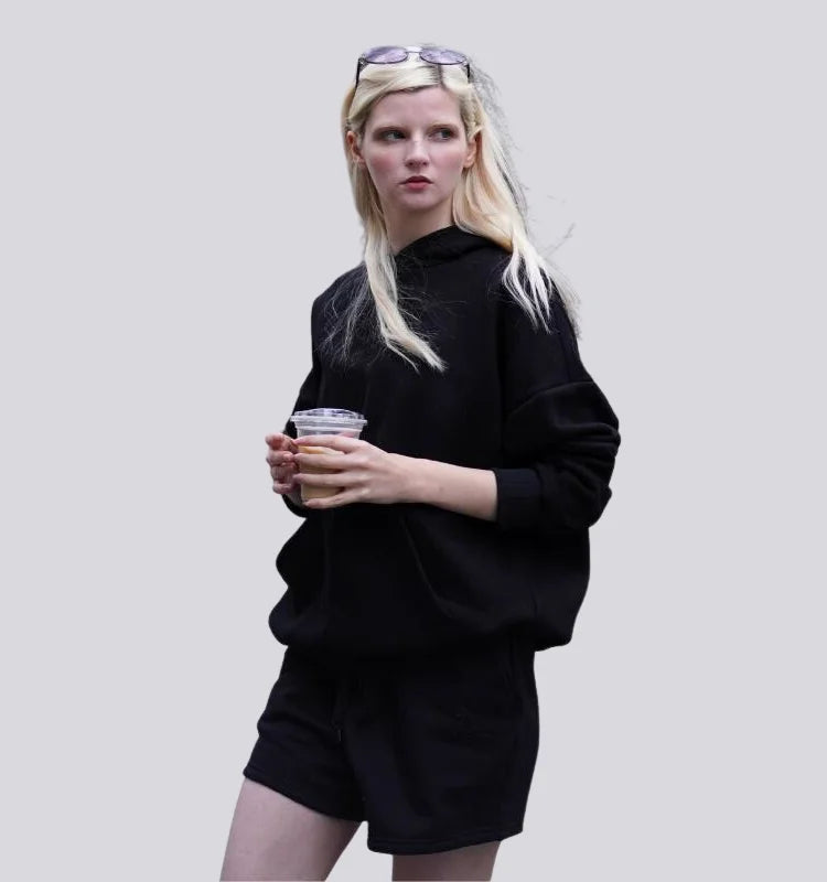 Oversized High Cotton Hoodie