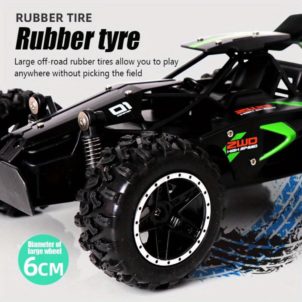 15KM/H 2.4GHz High-Speed Remote Control Racing Car Mini Vehicle Off Road Car 1:18 Scale Electric Remote Control Truck for Kinds