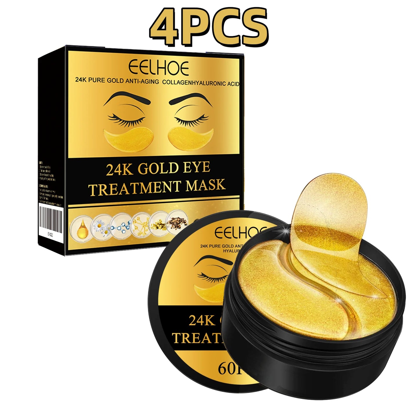 EELHOE Eye Treatment Mask Eye Mask Patch Gently Moisturizes and Nourishes Tender and Smooth Skin Around The Eyes Soft Hydrating