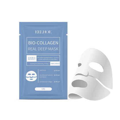 Collagen Face Mask Plump Fine Lines Revitalize Dull Skin Minimize Pores Restore skin Elasticity Hydrate Smooth Skin Facial Mask