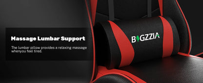 Gaming Chair Office Chair Desk Chair Swivel Heavy Duty Chair Ergonomic Design with Cushion and Reclining Back Support