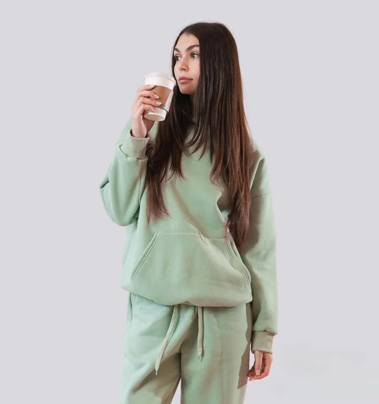 Oversized High Cotton Hoodie
