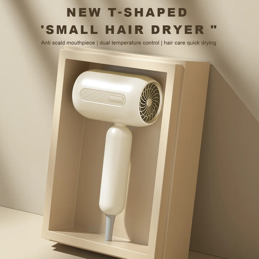 Portable Hair Dryer Hot Cold Wind Hair Care Quick Dry Professional Hairdryer Negative Lonic 1900W 3th Gear Household Blow Dryer