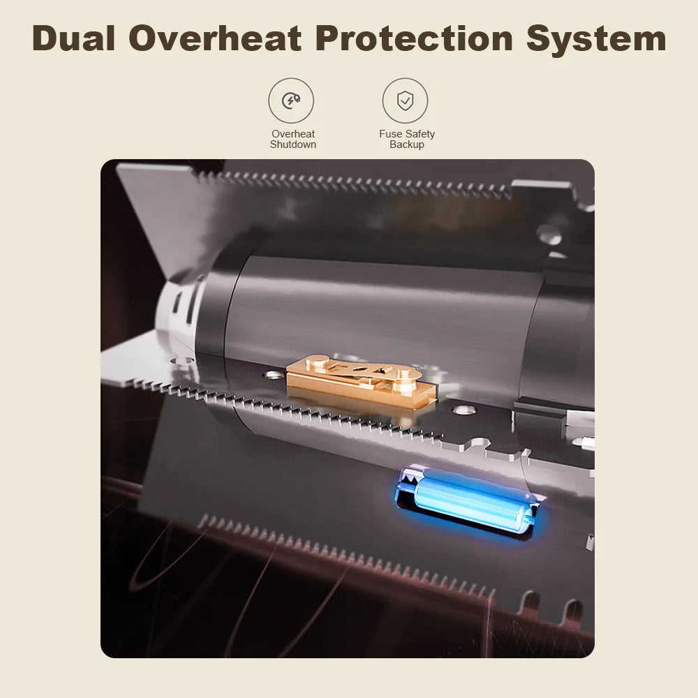 Portable Hair Dryer Hot Cold Wind Hair Care Quick Dry Professional Hairdryer Negative Lonic 1900W 3th Gear Household Blow Dryer