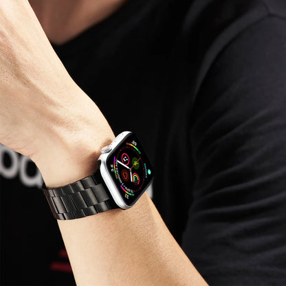 3PCS Stainless Steel Watch Band Metal Strap For Apple iWatch Series 9 8 7 6 SE 5 4 3