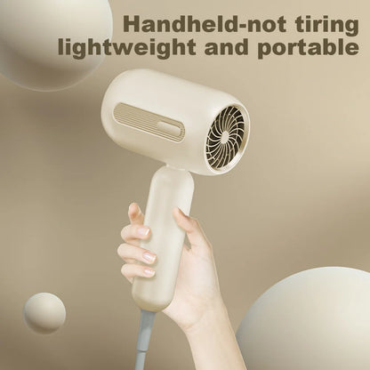 Portable Hair Dryer Hot Cold Wind Hair Care Quick Dry Professional Hairdryer Negative Lonic 1900W 3th Gear Household Blow Dryer