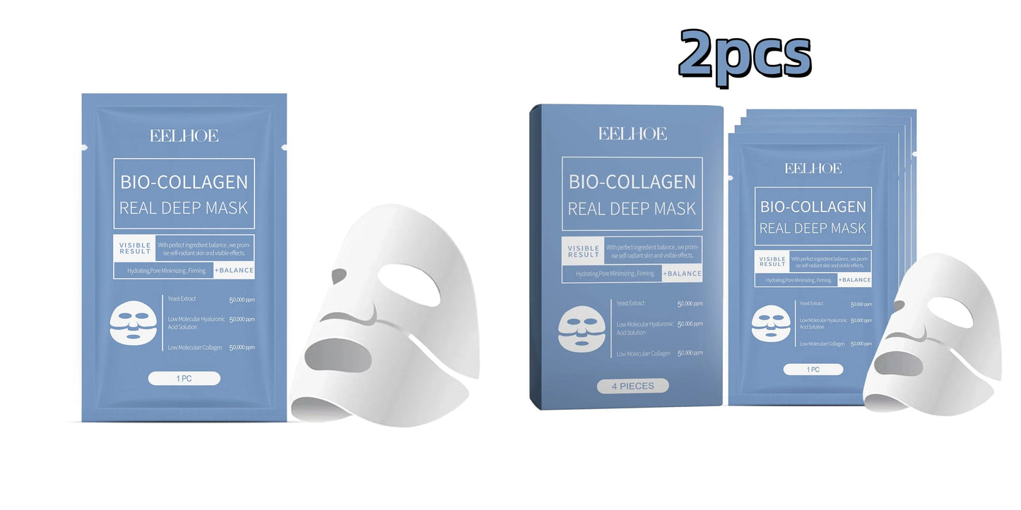 Collagen Face Mask Plump Fine Lines Revitalize Dull Skin Minimize Pores Restore skin Elasticity Hydrate Smooth Skin Facial Mask