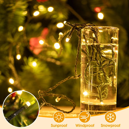 Fairy LED String Lights, 25M/82FT Decorative Lights With Remote Control 8 Modes Lights for Christmas Wedding Party Garden Decor