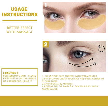 EELHOE Eye Treatment Mask Eye Mask Patch Gently Moisturizes and Nourishes Tender and Smooth Skin Around The Eyes Soft Hydrating