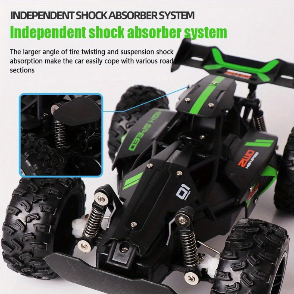 15KM/H 2.4GHz High-Speed Remote Control Racing Car Mini Vehicle Off Road Car 1:18 Scale Electric Remote Control Truck for Kinds