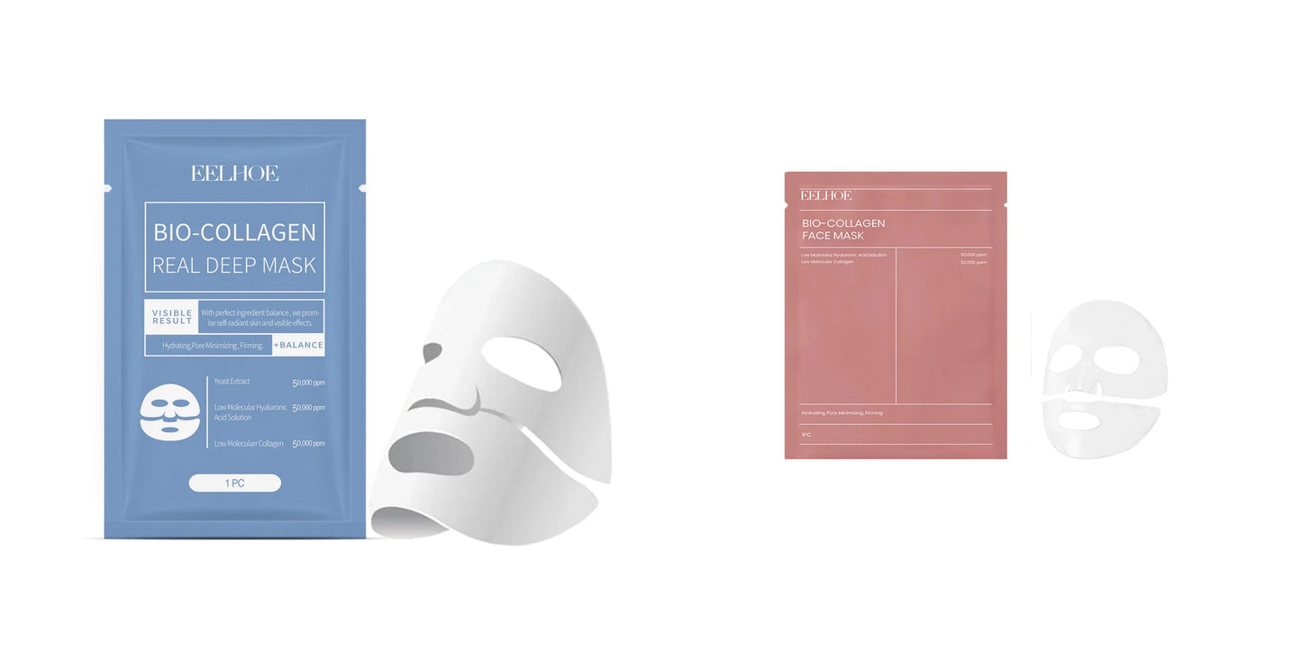 Collagen Face Mask Plump Fine Lines Revitalize Dull Skin Minimize Pores Restore skin Elasticity Hydrate Smooth Skin Facial Mask