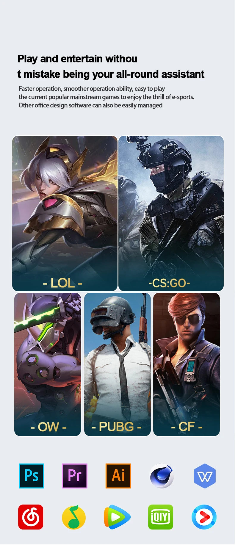 Ultra Slim Laptop Intel Core I7 8650U 14.1 Inch 32GB RAM 2TB SSD Gaming PC for Office Study Windows 11 pro