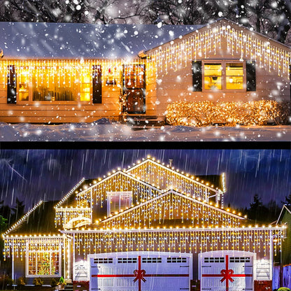 15m Holiday Fairy String Lights Christmas DIY LED Decorative Light With Remote Control for Indoor Outdoor Patio Party Home Decor