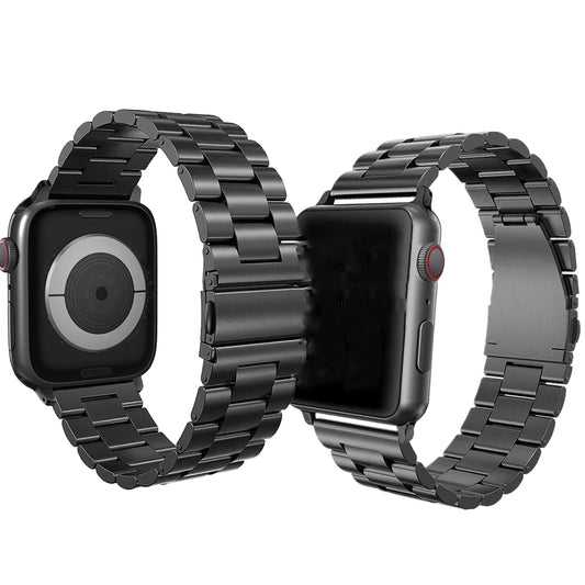 Stainless Steel Watch Band Metal Strap For Apple iWatch Series 9 8 7 6 SE 5 4 3
