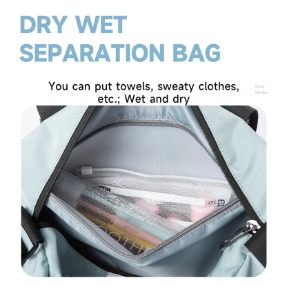 Kono Sports Duffle Bag with Shoes Compartment and Shoulder Strap Waterproof Gym Bag for Men and Women