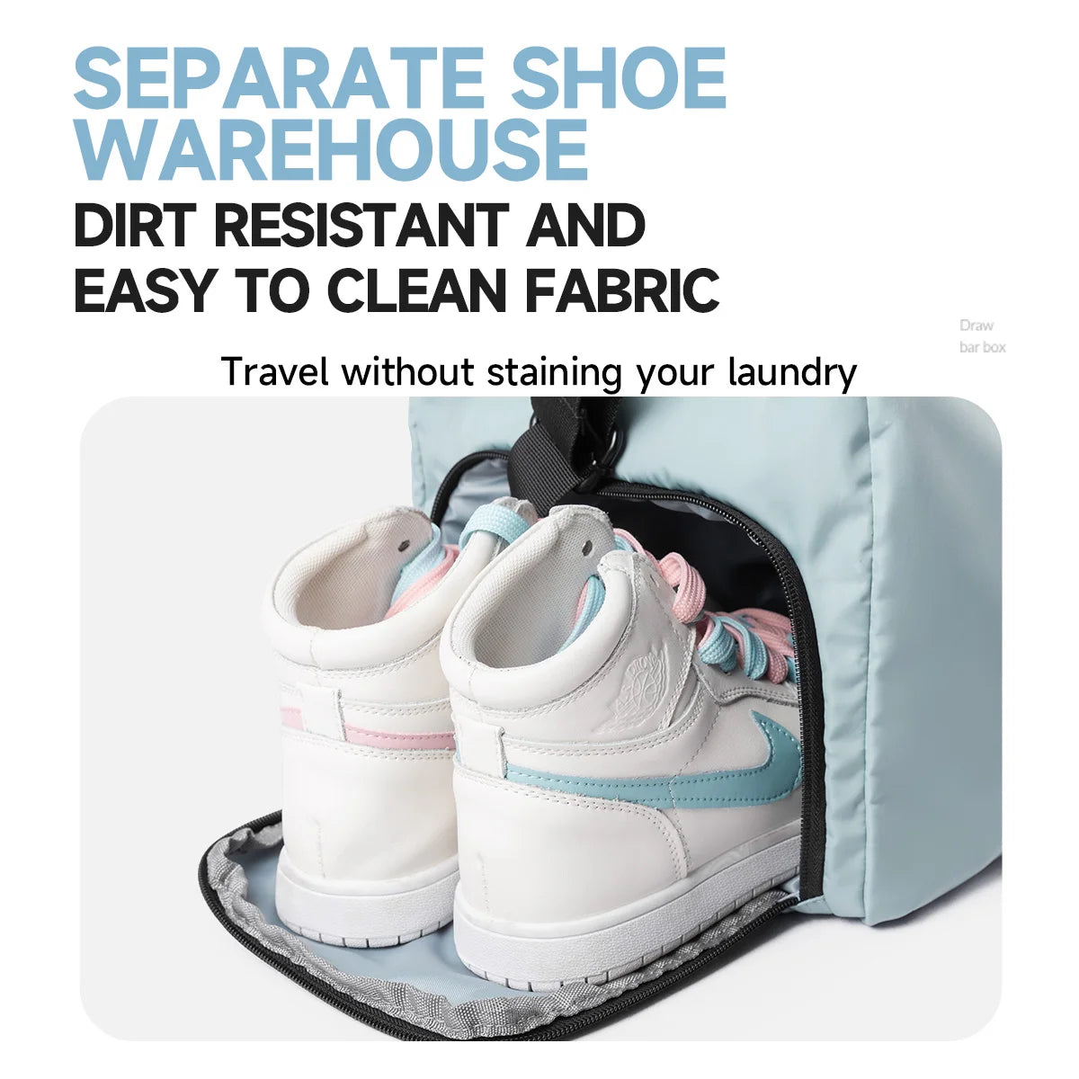 Kono Sports Duffle Bag with Shoes Compartment and Shoulder Strap Waterproof Gym Bag for Men and Women