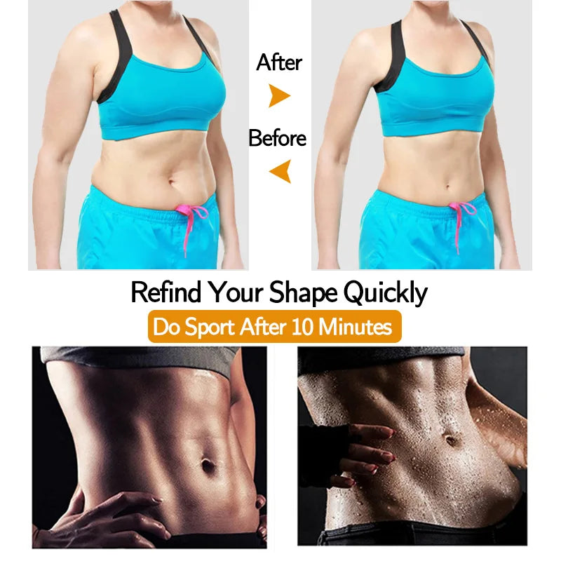 Women's Waist Trainer Sauna Sweat Vest Corset Body Shaper Neoprene Shapewear Gym Workout Tank Top Black Slimming Top with Zipper