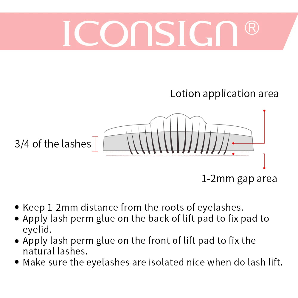 Dropshipping ICONSIGN Lash Lift Kit Lifiting Eyelash Enhancer Calia Set Lashes Perm Eyes Makeup Tools Can Do Your Logo
