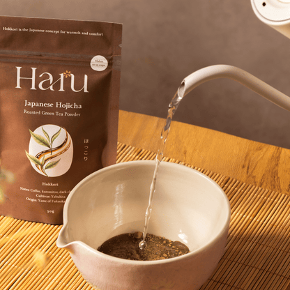 Hokkari Hojicha Powder - Roasted Green Tea Powder from Yame, Fukuoka