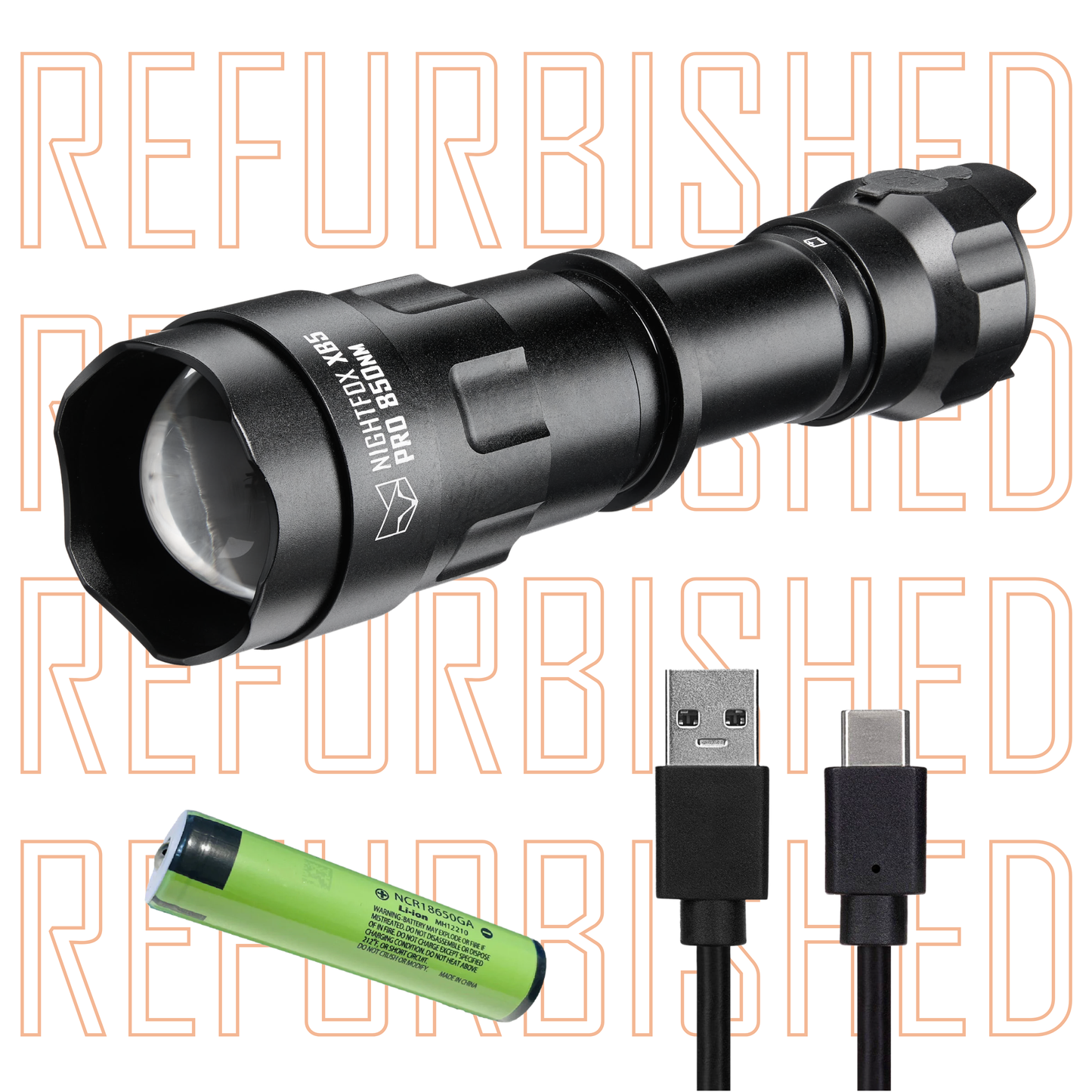 Refurbished Nightfox XB5 Pro Infrared LED Torch - 850nm