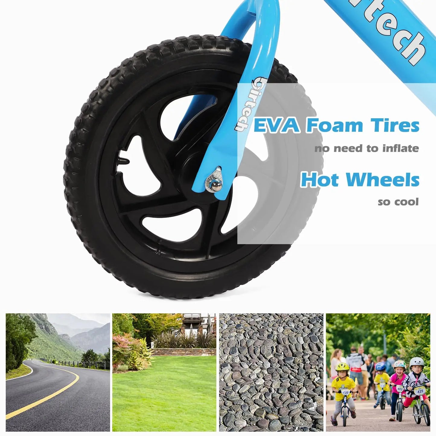 Balance Bike for 2,3,4 Years Old Light Weight No-Pedal Toddlers Walking Bicycle for Children Age 3-6 with Adjustable Handlebar