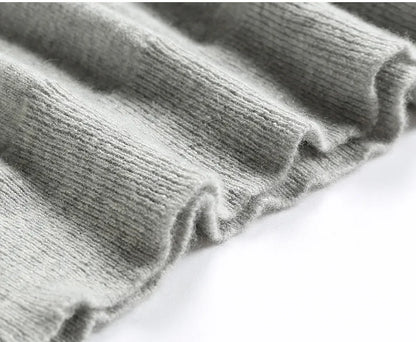 100% Cashmere Wool Men's Turtleneck Knit Sweater 2024 Autumn Winter High Collar Warm Jumper Men Turtle Neck Knitted Pullover