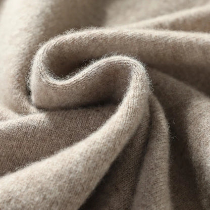 100% Cashmere Wool Men's Turtleneck Knit Sweater 2024 Autumn Winter High Collar Warm Jumper Men Turtle Neck Knitted Pullover