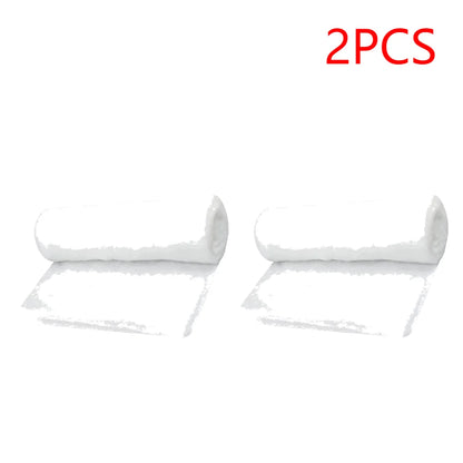 1-5PCS Artificial Christmas Snow Roll White Snow Mat Snow Blanket Soft Cotton Prop for Tree Xmas Village Backdrop Tree Decoratio