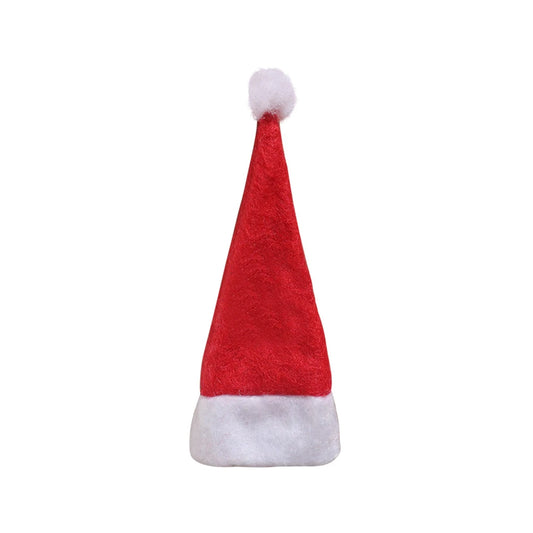 Mini Candy Christmas Hat Classic Decoration Christmas Lollipop Cap Festival Party Supplies for Kitchen Utensils Soda Wine Bottle