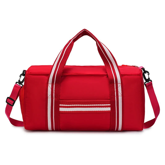 52x27x25cm Large black sport gym tote new duffle bag travel work gear bag