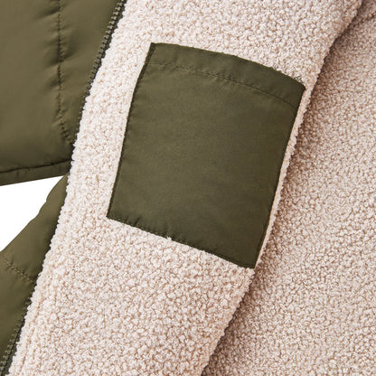 Tieker solid color mid-length hooded cotton coat double-sided women's coat casual winter warm jacket slim cotton coat