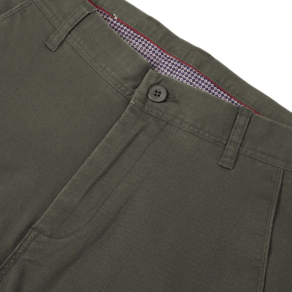 Voltsify Cotton Twill Straight Leg Trousers for Commuting Dating Casual Outings