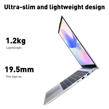 LENO 14.1"Ultra Slim Laptop 16GB RAM 2TB SSD Windows 11 Intel N3700 Notebook Gamer 1920*1080  Display Office Study Computer PC