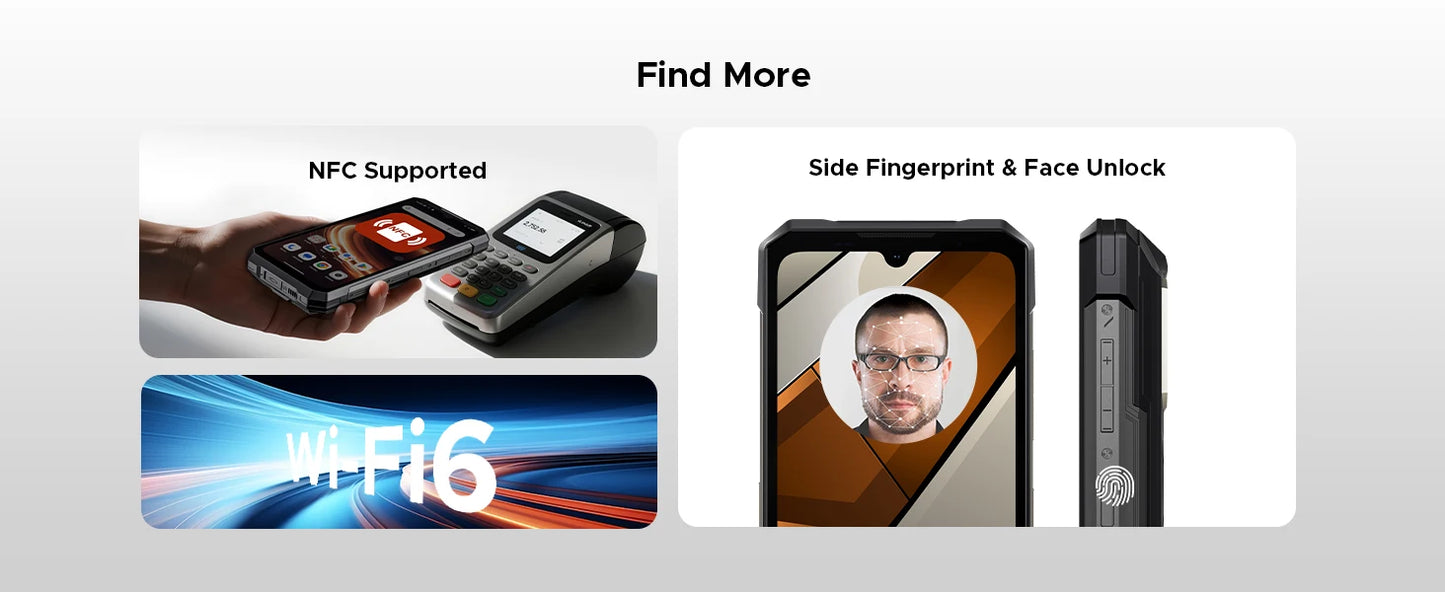 DOOGEE S200 Max 5G Rugged Phone Dual light Flashlight 16GB 512GB 22000mAh 66W 1.32" Rear Display 6.72” 120Hz NFC Smartphone
