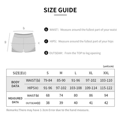 Lixada Men 2 in 1 Running Shorts Quick Drying Breathable Active Training Exercise Jogging Marathon Cycle Shorts