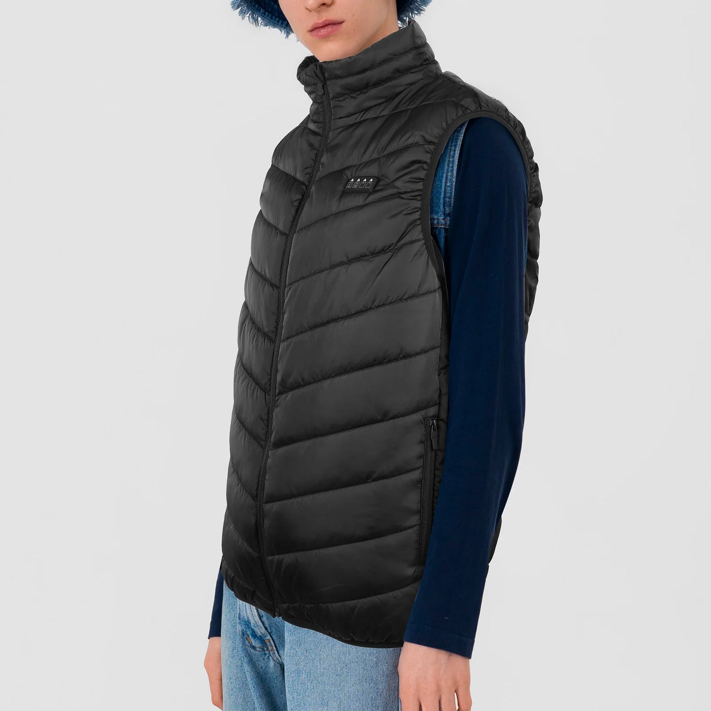 21 Area Heated Vest Thermal Warm Waistcoat Electric Heating Jacket (Black XXL)