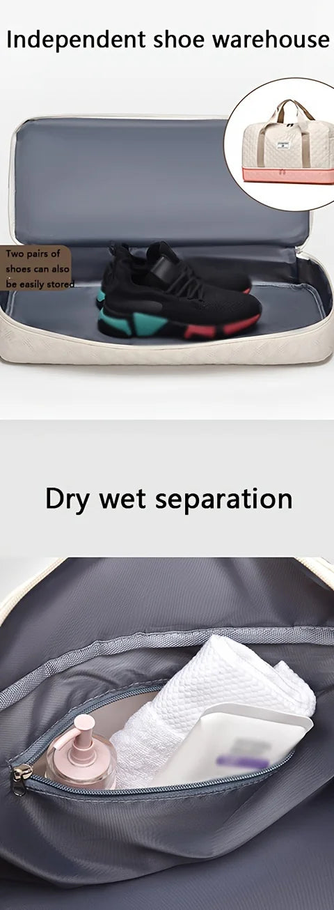 a large capacity, simple and lightweight portable travel bag, perfect for storing travel, clothing, daily necessities, and lugg