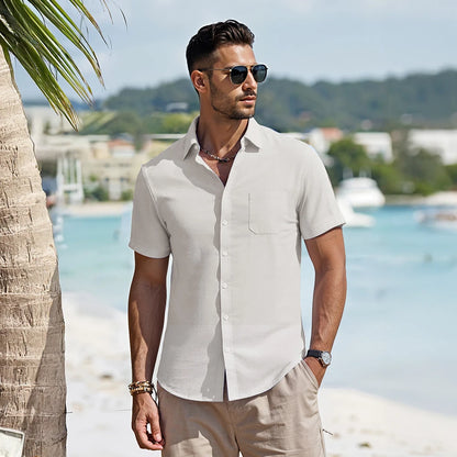 Voltsify Cotton Short-sleeve Shirt