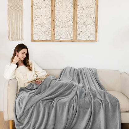 Good Nite Cozy Fleece Blankets: Soft and Plush Throws for Sofas - Ideal for Adults, Machine Washable Warmth