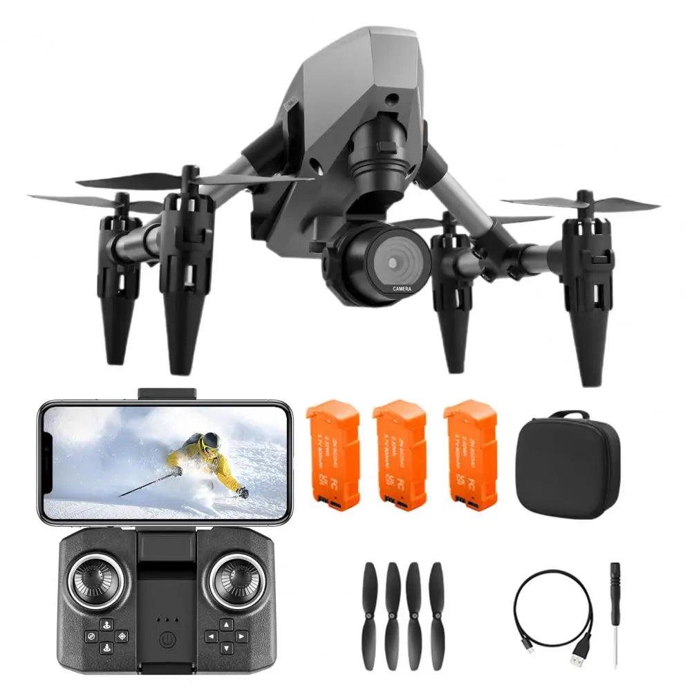 2025 RC Drone 4K Professinal With HD Dual Camera 2.4GHz Foldable Remote Control Drone Quadrotor Helicopter Gift Toy