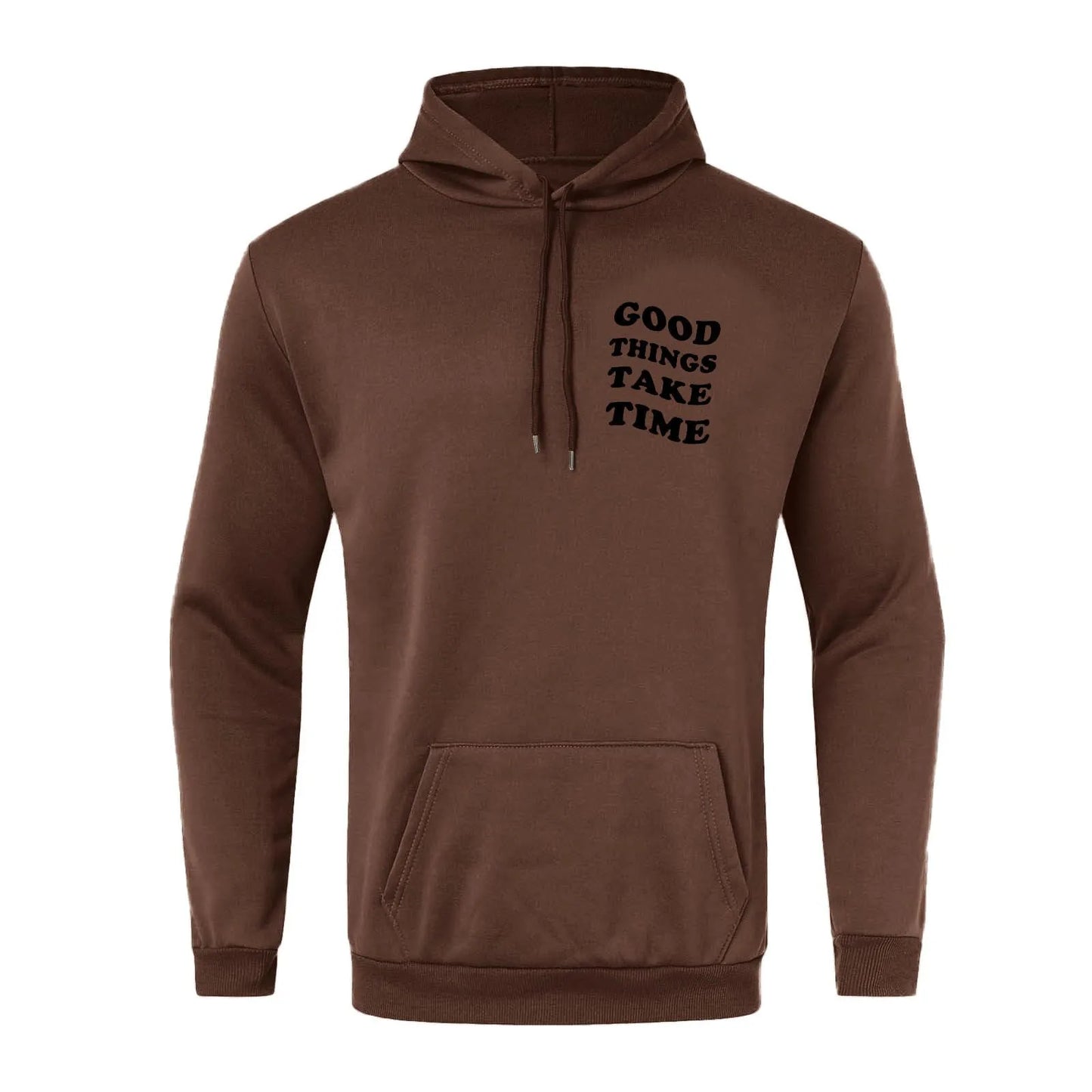 Unisex Fall Harajuku Style Embroidered Streetwear Long Sleeve Baggy Hooded Sweatshirt Fashion Casual Comfy Pullover Hoodies